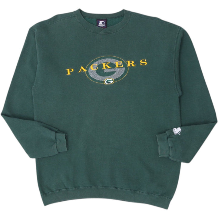 Vintage Starter Packers Green Sweatshirt NFL Embroidered Logo Made In USA L | Migration_Sweatshirt | Fashion Rerun