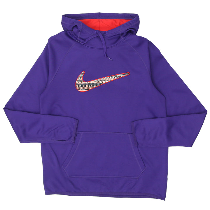 Ladies Nike Swoosh Embroidered Nike Logo Pullover Hoodie