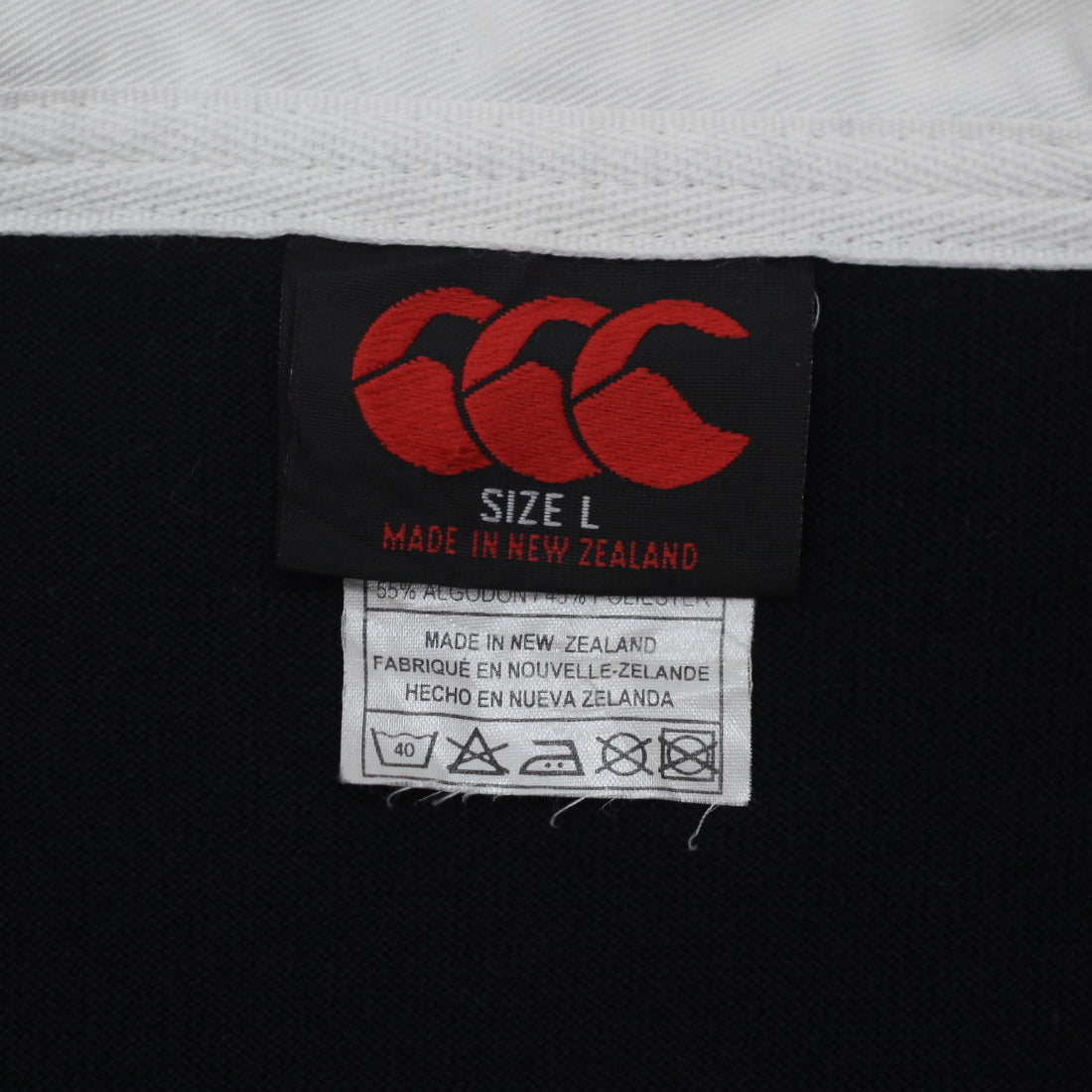 Shop Vintage Canterbury All Blacks New Zealand Tugby Shirt Black