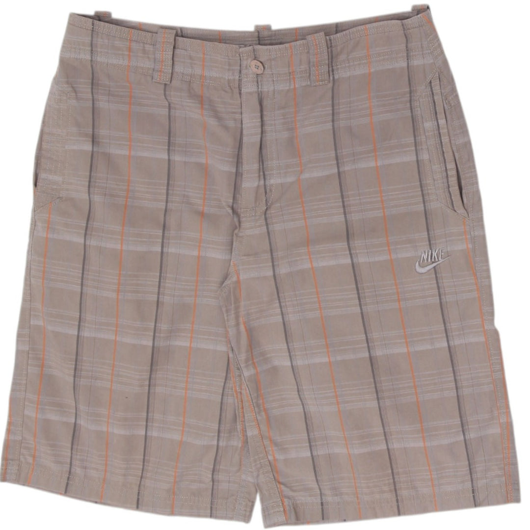 Mens Nike Sportswear Plaid Chino Shorts Size S