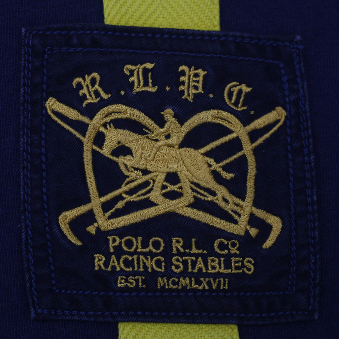 Service Ralph Laurent Racing Logo Shop Vintage Polo Ralph Lauren Racing Stables Rugby Shirt | Fashion Rerun
