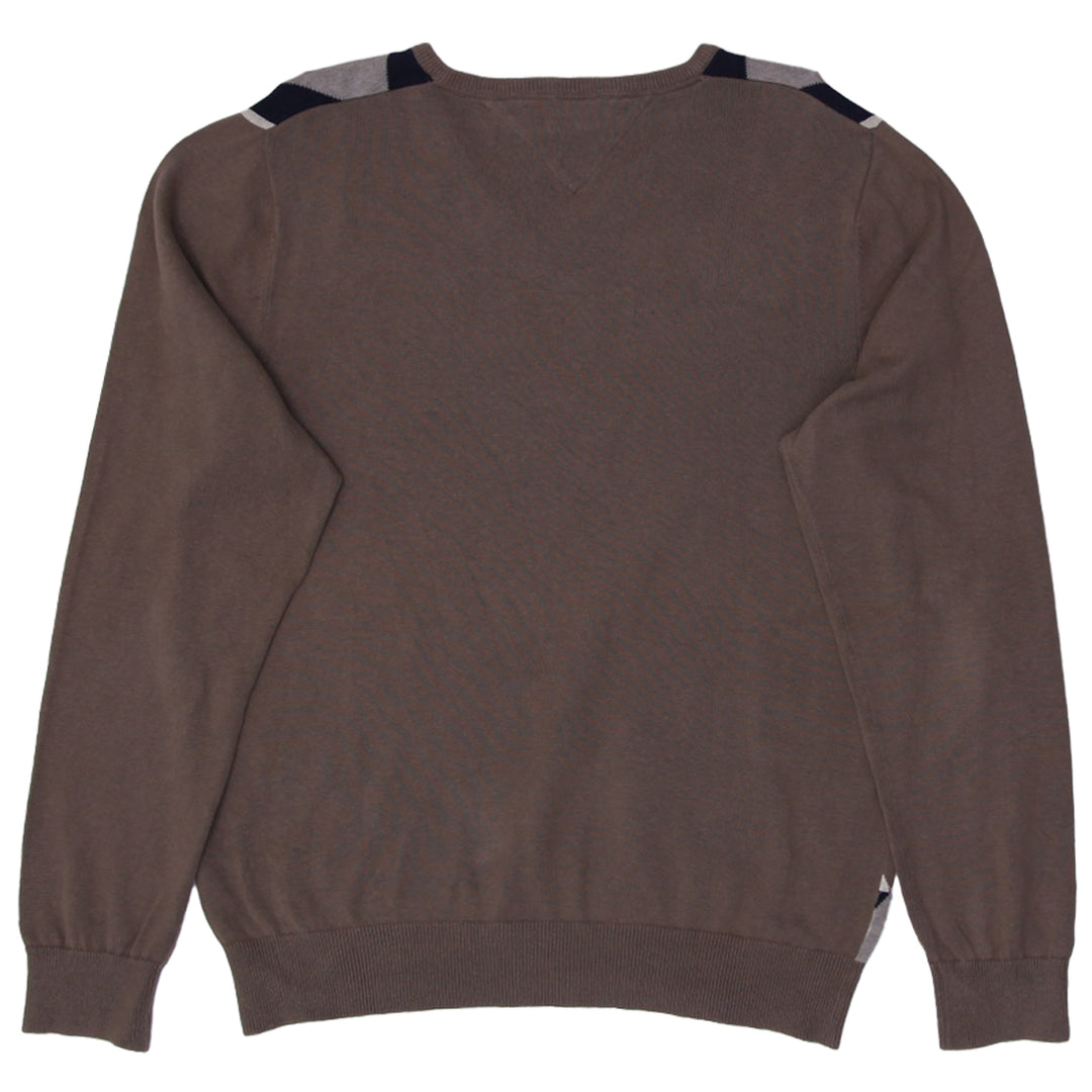 Mens Tommy Hilfiger V-Neck Long Sleeve Sweater