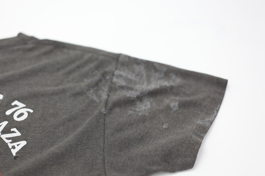 1990 Vintage 3D Emblem Harley Davidson Lafayette 76 T-Shirt Single Stitch L