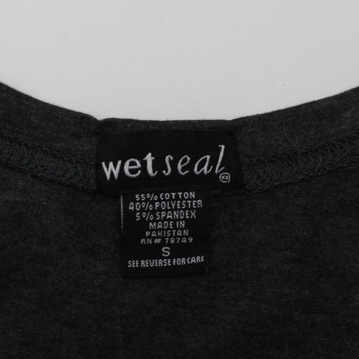 Y2K Ladies Wet Seal Cotton Blend Stretchable tee Size S
