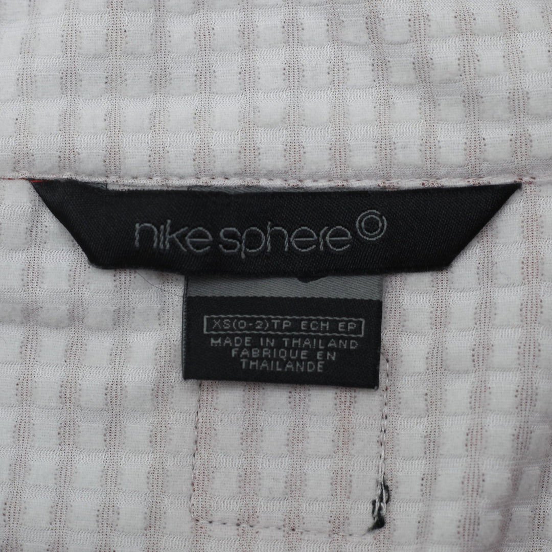 Vintage Ladies Nike Sphere Red Full Zip Running Vest Size XS