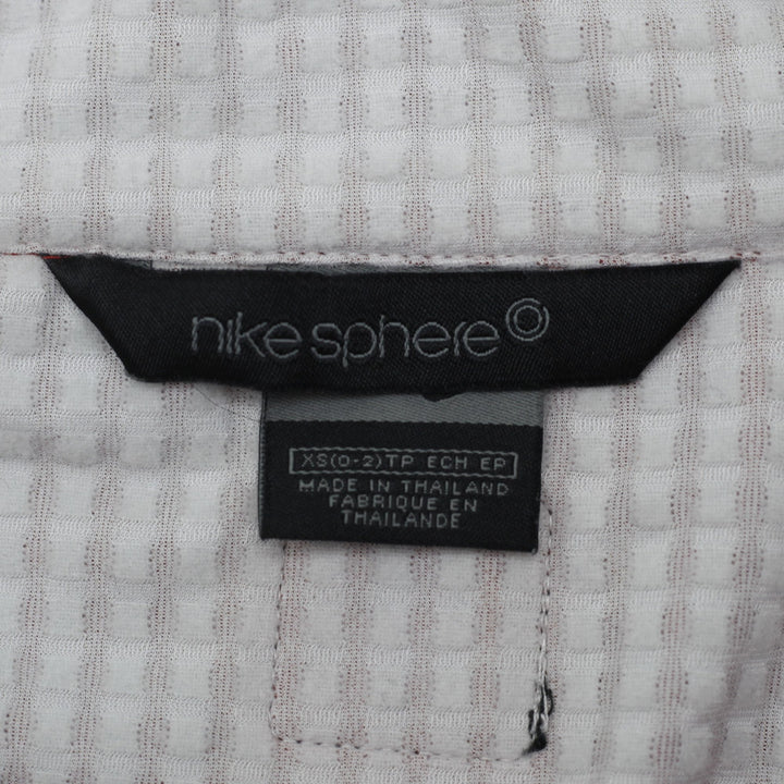 Vintage Ladies Nike Sphere Red Full Zip Running Vest Size XS
