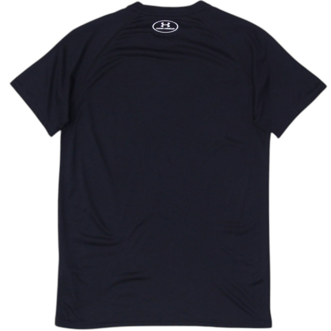 Mens Under Armour T-Shirt Black Short Sleeve Breathable