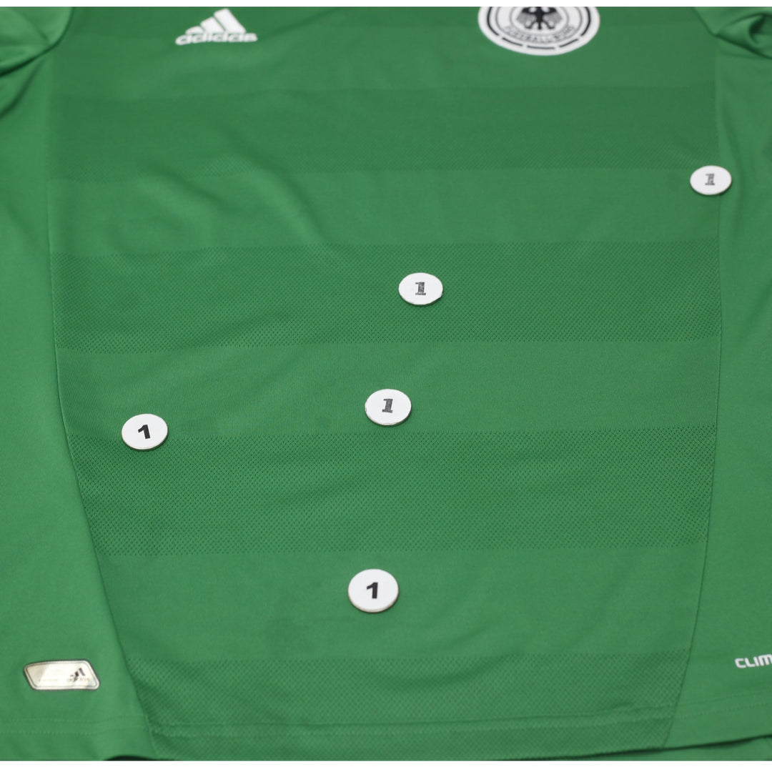 Mens Adidas Germany 2012-13 Away Football Jersey Green Size L
