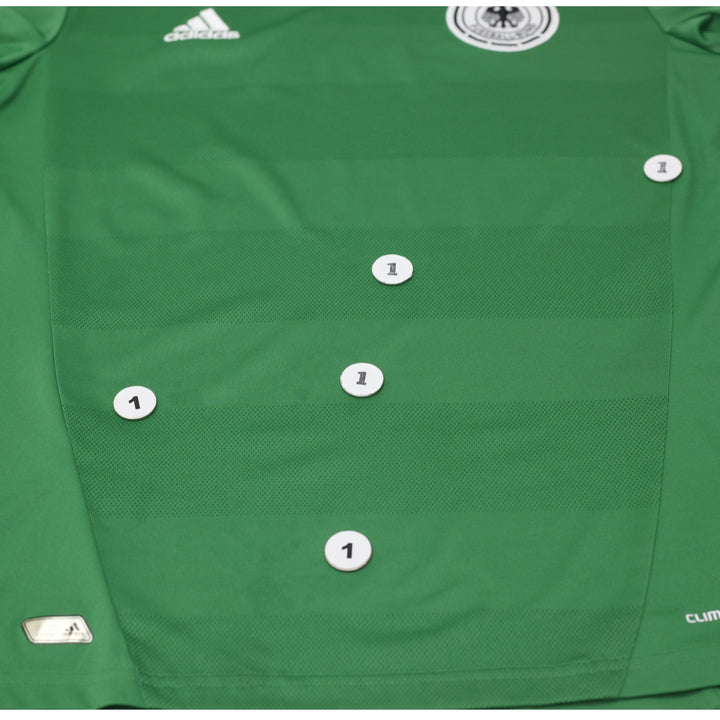 Mens Adidas Germany 2012-13 Away Football Jersey Green Size L