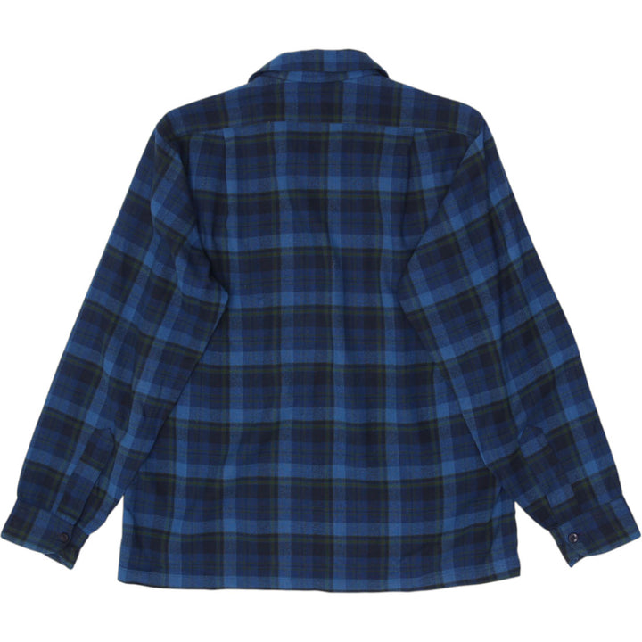 Vintage Pendleton Wool Checkered Long Sleeve Plaid Shirt Made in USA Size M