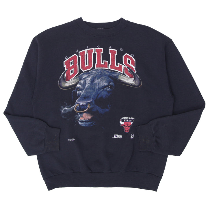 1991 Vintage Salem Chicago Bulls Sweatshirt Made in USA - Fashion Rerun Vintage Migration_Sweaters