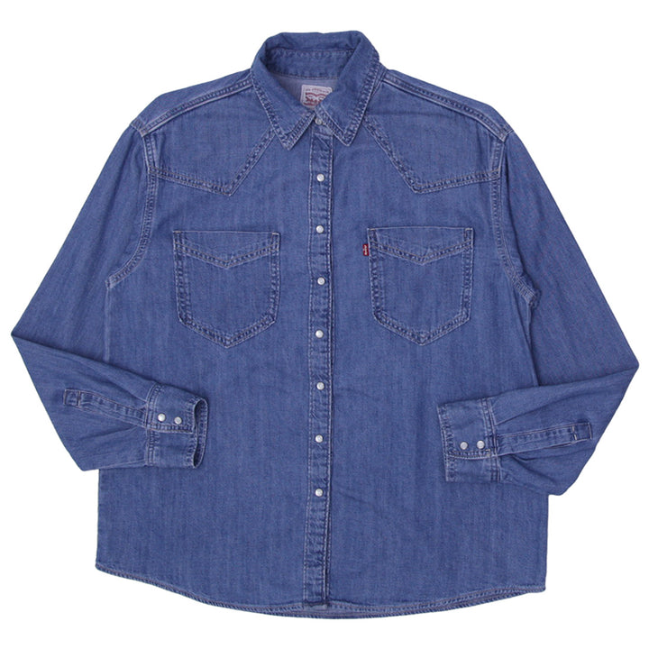 Ladies Levi Strauss & Co. Snap Button Denim Shirt