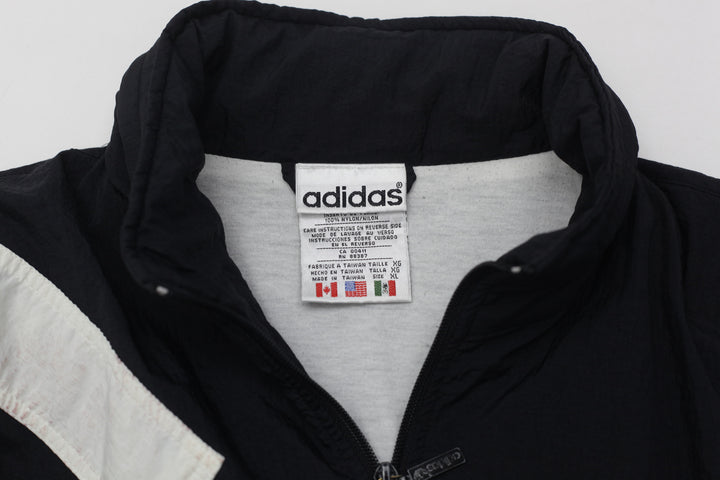 Vintage Adidas Embroidered Full Zip Windbreaker Jacket