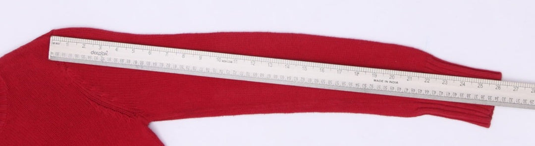 Vintage Ladies Polo Jeans Co. Ralph Lauren American Flag Knit Red Sweater S