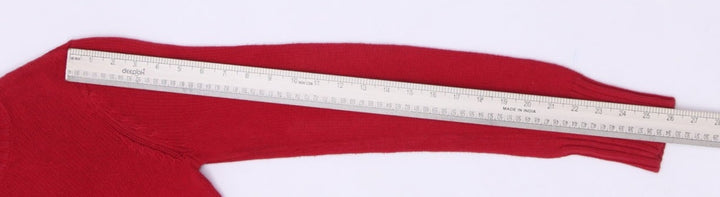 Vintage Ladies Polo Jeans Co. Ralph Lauren American Flag Knit Red Sweater S