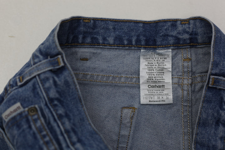 Mens B160 STW Relaxed Fit Carhartt Jeans