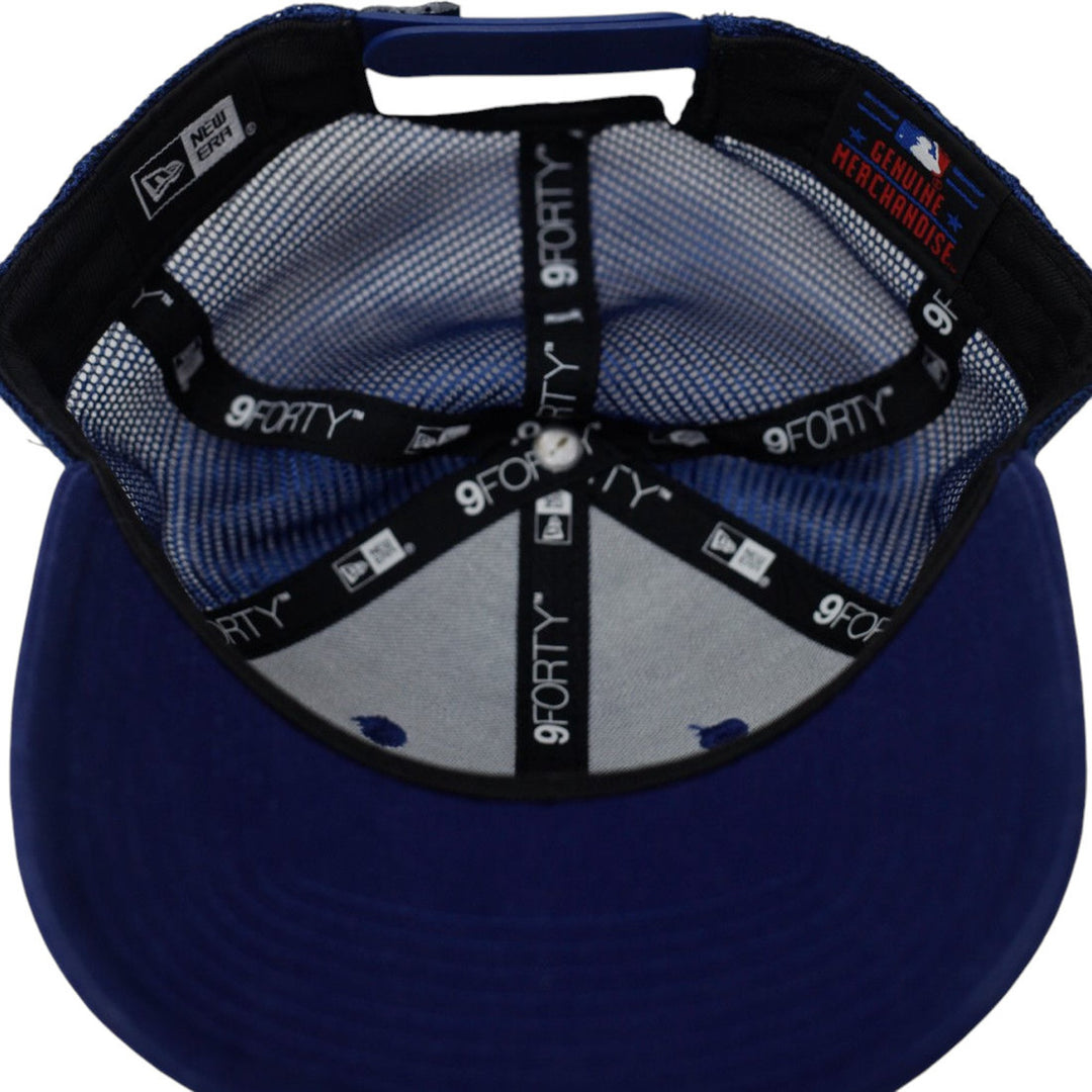 Mens New Era 9Forty Blue Trucker Cap LA Dodgers Mesh Snapback