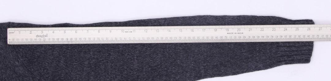 Vintage Mens Polo by Ralph Lauren Sweater Gray Knit Cotton Size L | Migration_Jumper & Knitwear RL Collection | Fashion Rerun