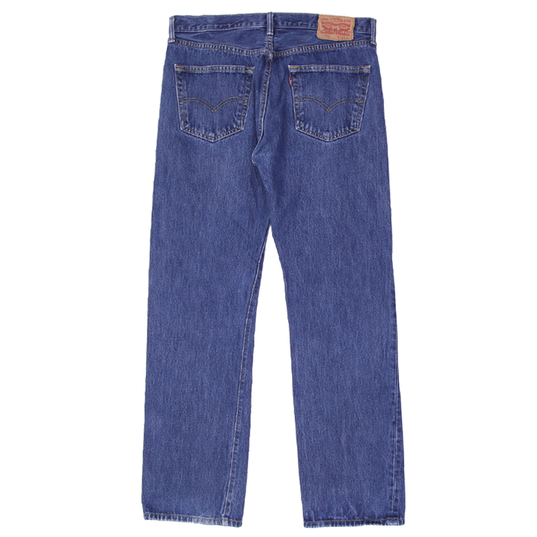 Mens Levi Strauss & Co. Button Fly 501 Straight Leg Jeans