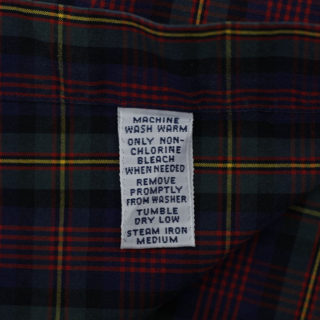Mens Ralph Lauren Classic Fit Plaid Long Sleeve Shirt Size 16/L