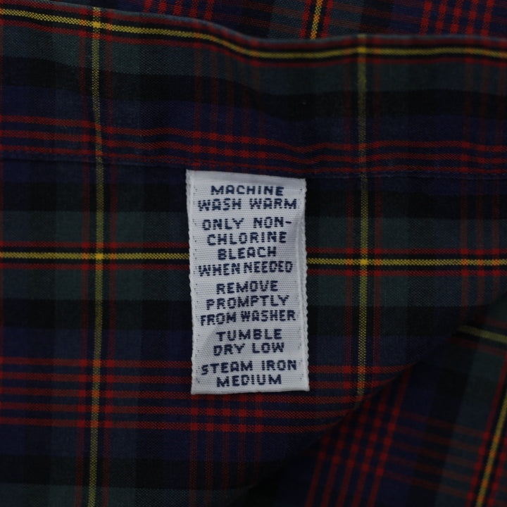 Mens Ralph Lauren Classic Fit Plaid Long Sleeve Shirt Size 16/L
