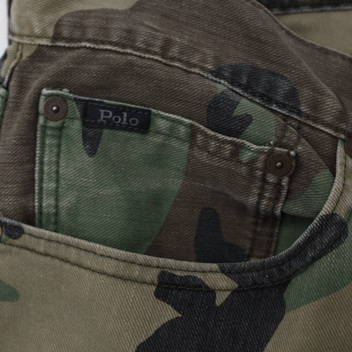 Mens Polo Ralph Lauren Camo Button Fly The Varick Slim Straight Jeans | Migration_Jeans - Alternate View | Fashion Rerun