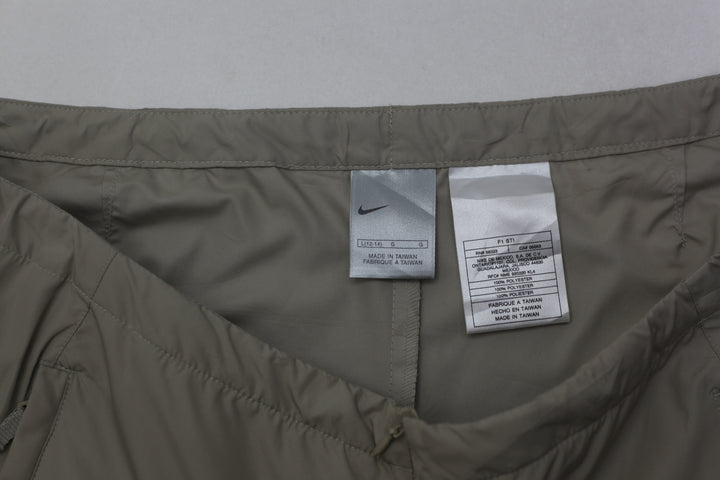 Vintage Nike Ladies Front Zip Wide Leg Track Pants