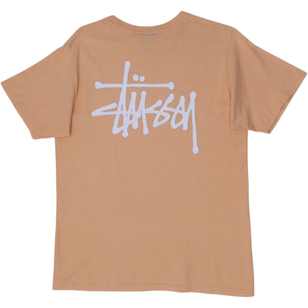 Mens Stussy Basic Stock Logo T-Shirt Size M
