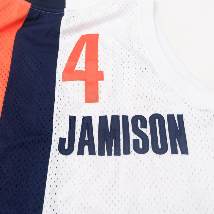 Mens Antawn Jamison Washington Bullets Wizards Jersey White Reebok Hardwood