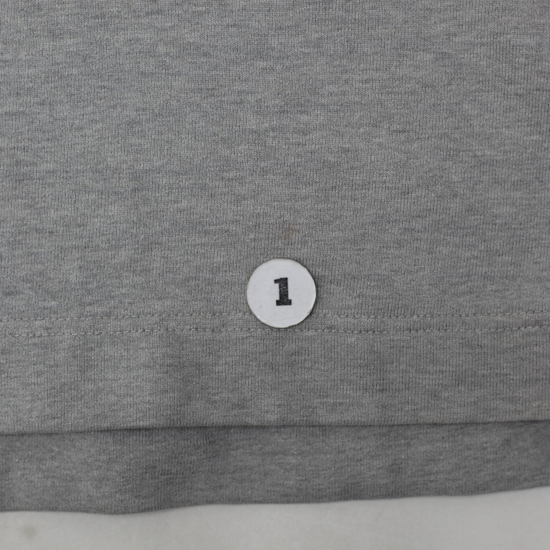 Vintage Mens Nike Crewneck Sweatshirt Gray Navy Cotton Retro | Migration_Sweatshirt - View 7 | Fashion Rerun
