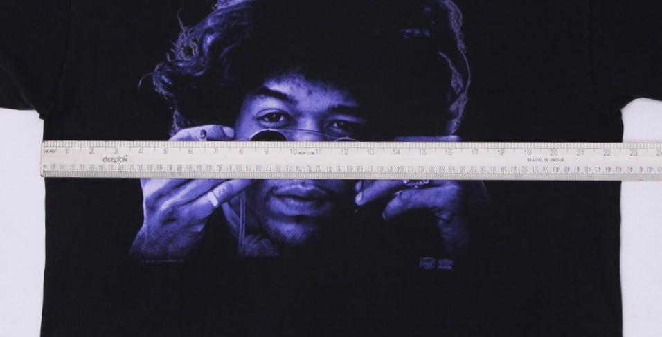 Vintage 1993 Jimi Hendrix "Purple Haze" Graphic Black T-Shirt Single Stitch XL | Migration_T-Shirts - View 6 | Fashion Rerun
