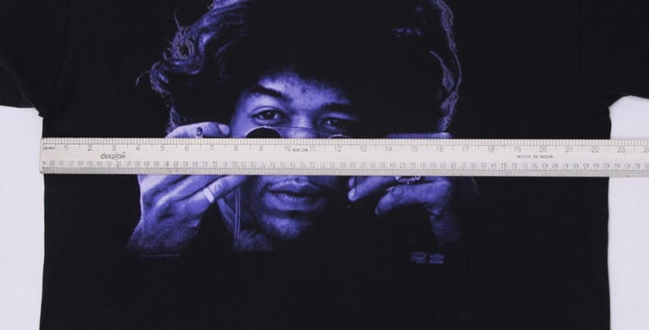 Vintage 1993 Jimi Hendrix "Purple Haze" Graphic Black T-Shirt Single Stitch XL | Migration_T-Shirts - View 6 | Fashion Rerun