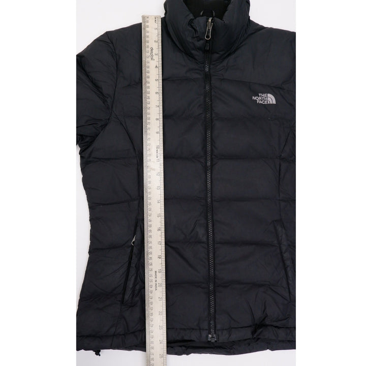 Ladies The North Face Puffer 700 Fill Black Zip Jacket