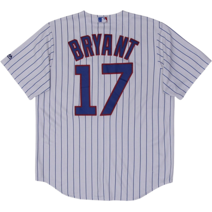Mens Majestic MLB Chicago Cubs Cool Base #17 Bryant Baseball Jersey | Migration_Jerseys - Side View | Fashion Rerun