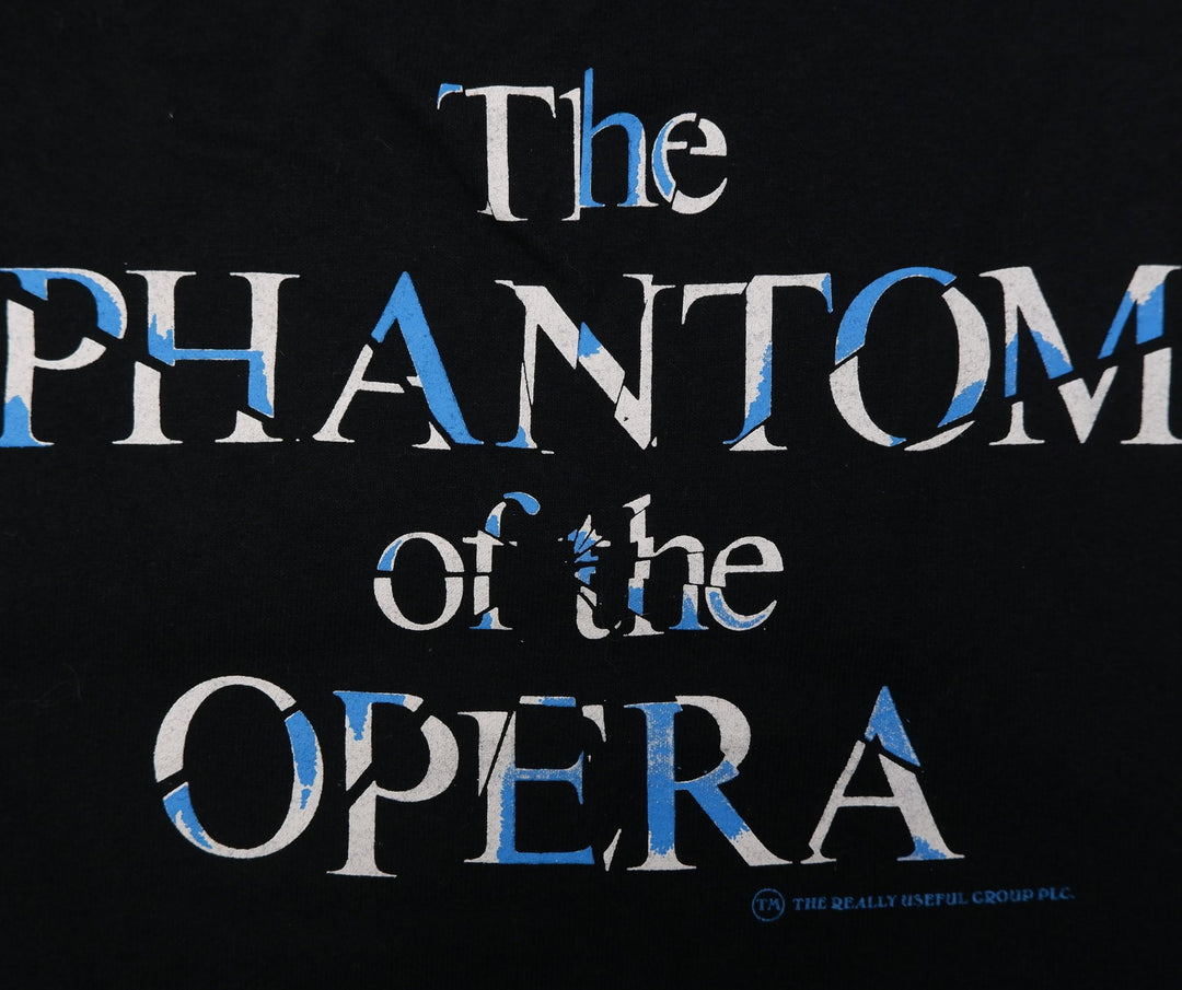 Vintage Mens Fruit of the Loom Phantom of the Opera Sweatshirt Black