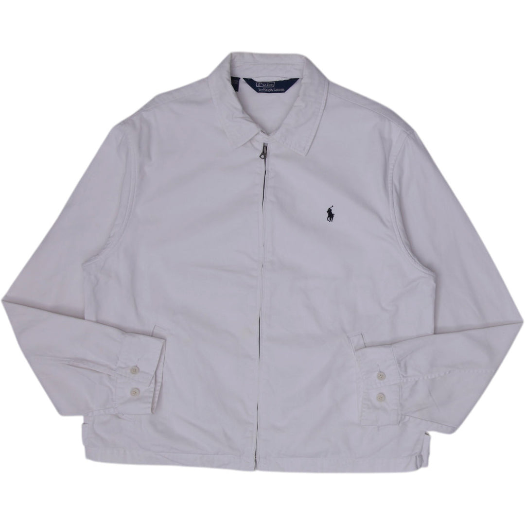 Vintage Polo By Ralph Lauren Mens Harrington Cotton Zip Jacket Size XL