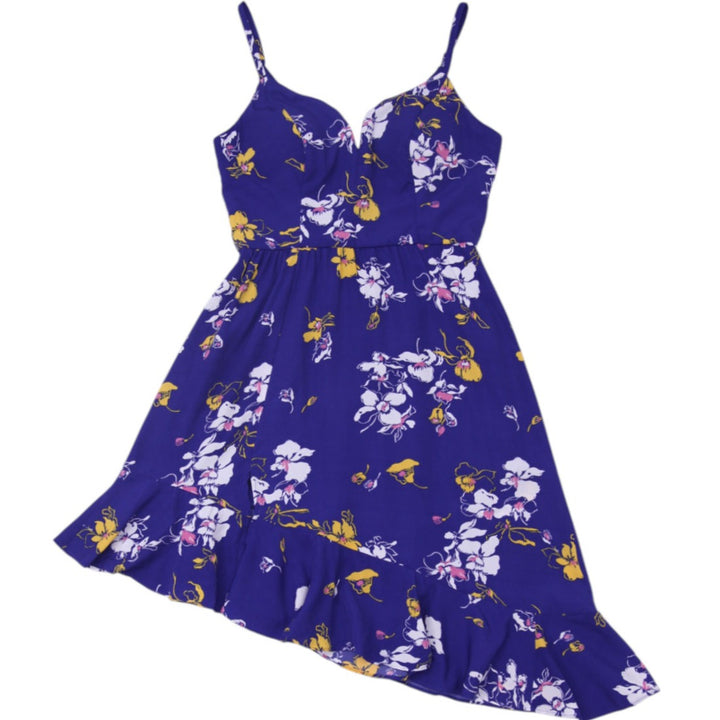Y2K Ladies Guess Floral Spaghetti Strap Dress Size 4