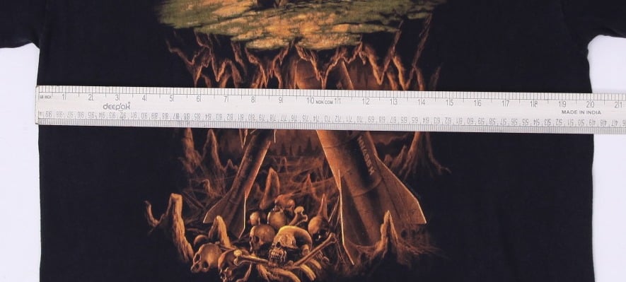 Vintage Megadeth Warhead Shark Promo Shirt Large Tennessee River Tour Tee 90s