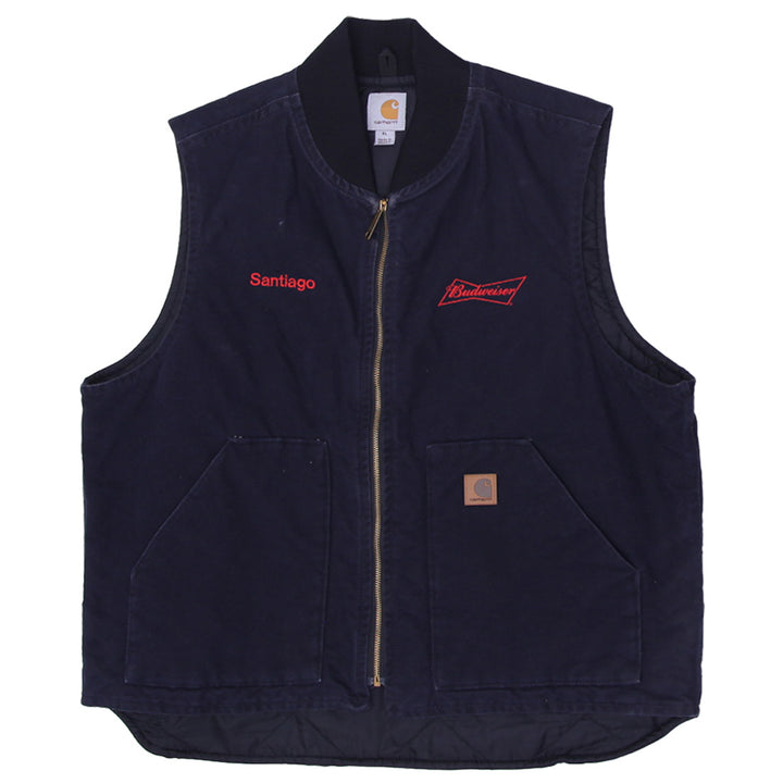 Mens Carhartt V02 MDT Quilted Lined Work Vest