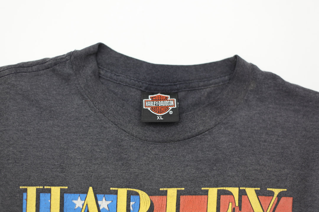 1991 Vintage Harley Davidson 3D Emblem Eagle T-Shirt S.Stich Made In USA XL - Migration_T-Shirts - Category_Default Category/VINTAGE, Category_Default Category/VINTAGE/MEN, FRFB - back view