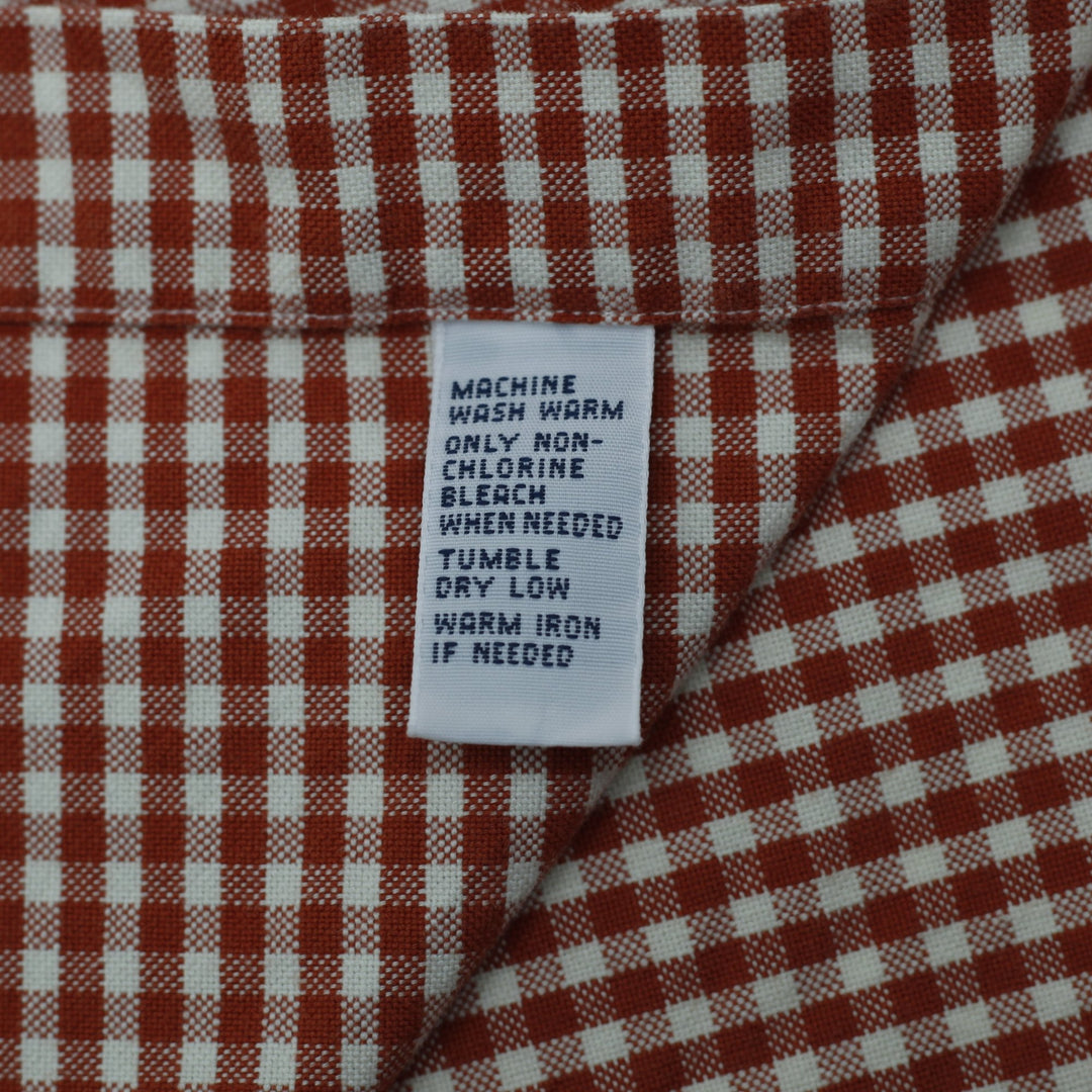 Mens Ralph Lauren Custom Fit Gingham Long Sleeve Button-Down Shirt Size L
