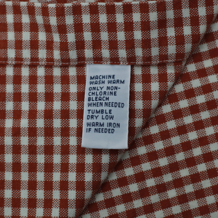 Mens Ralph Lauren Custom Fit Gingham Long Sleeve Button-Down Shirt Size L