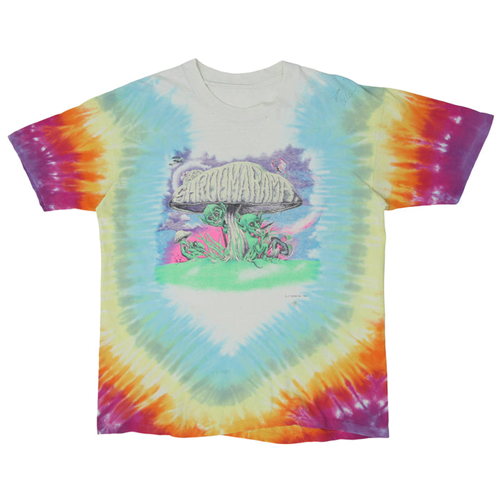 Vintage 1991 Shroomarama Tie Dye Psychedelic Rare Shirt Hippie Greatful Dead