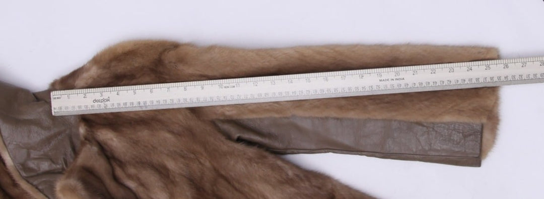 Mid-Century Vintage Shushan’s Custom Honey-Blonde Mink Fur Coat