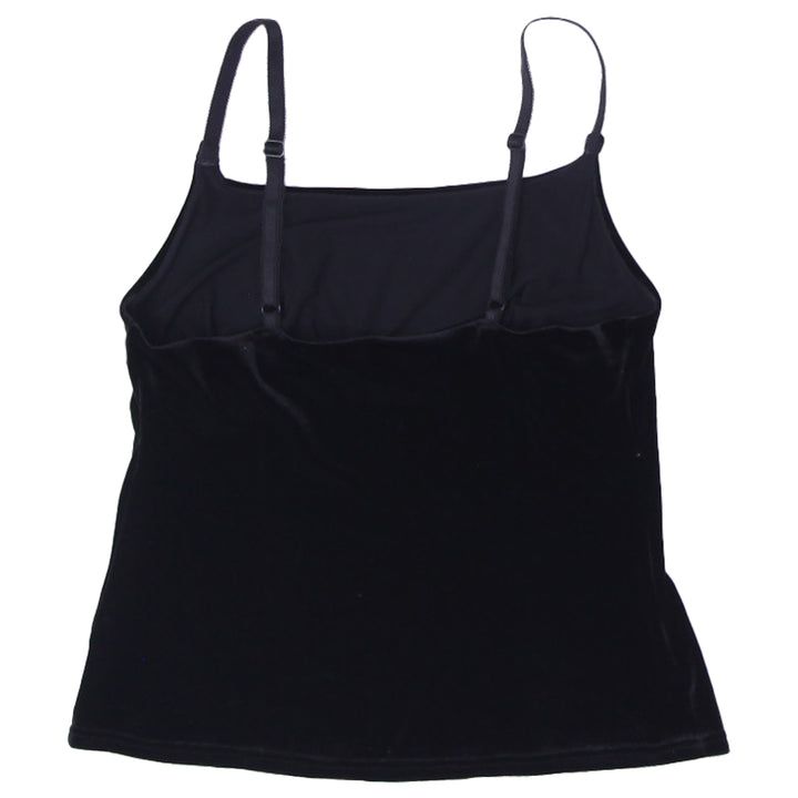 Ladies Strappy Black Velvet Montelle Top