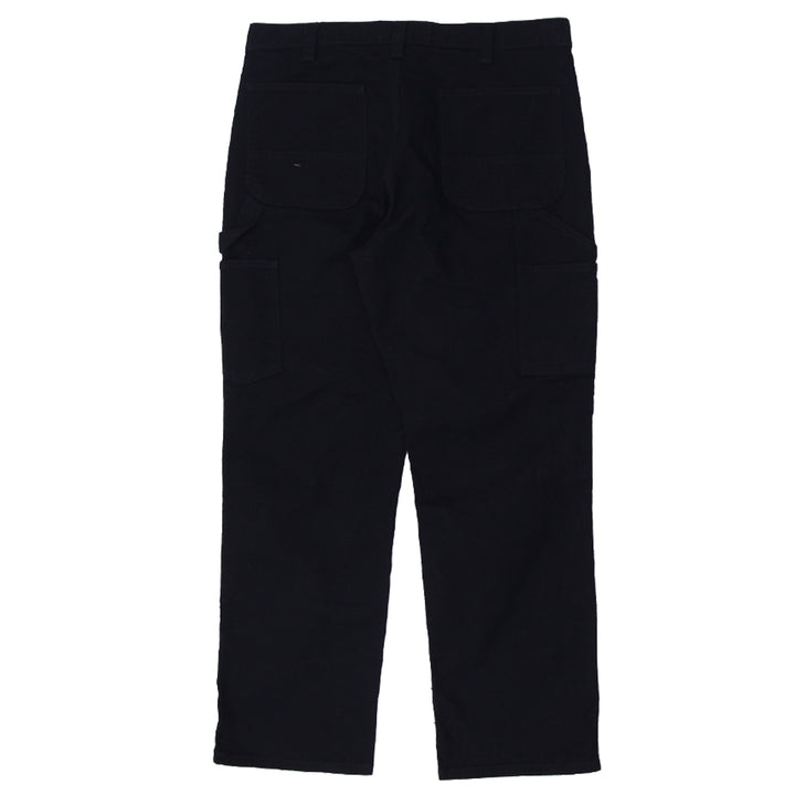 Mens Relaxed Fit 103334 BLK Utility Double Knee Carhartt Pants