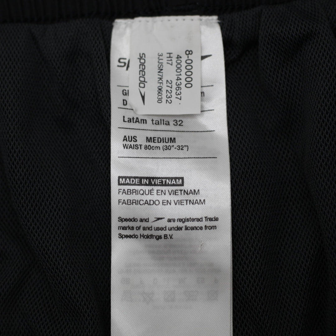 Mens Speedo Essentials Swim Shorts Trunks Medium Black Water Shorts Mesh Lining