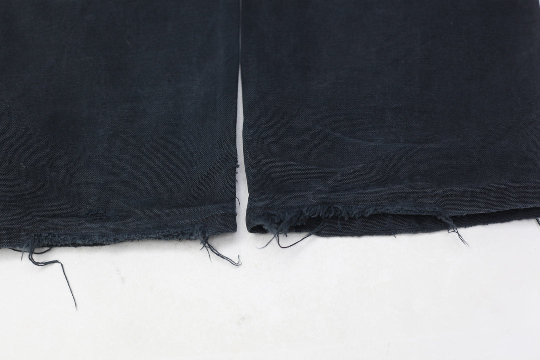 Mens Dungaree Fit B01 BLK Double Knee Carhartt Pants