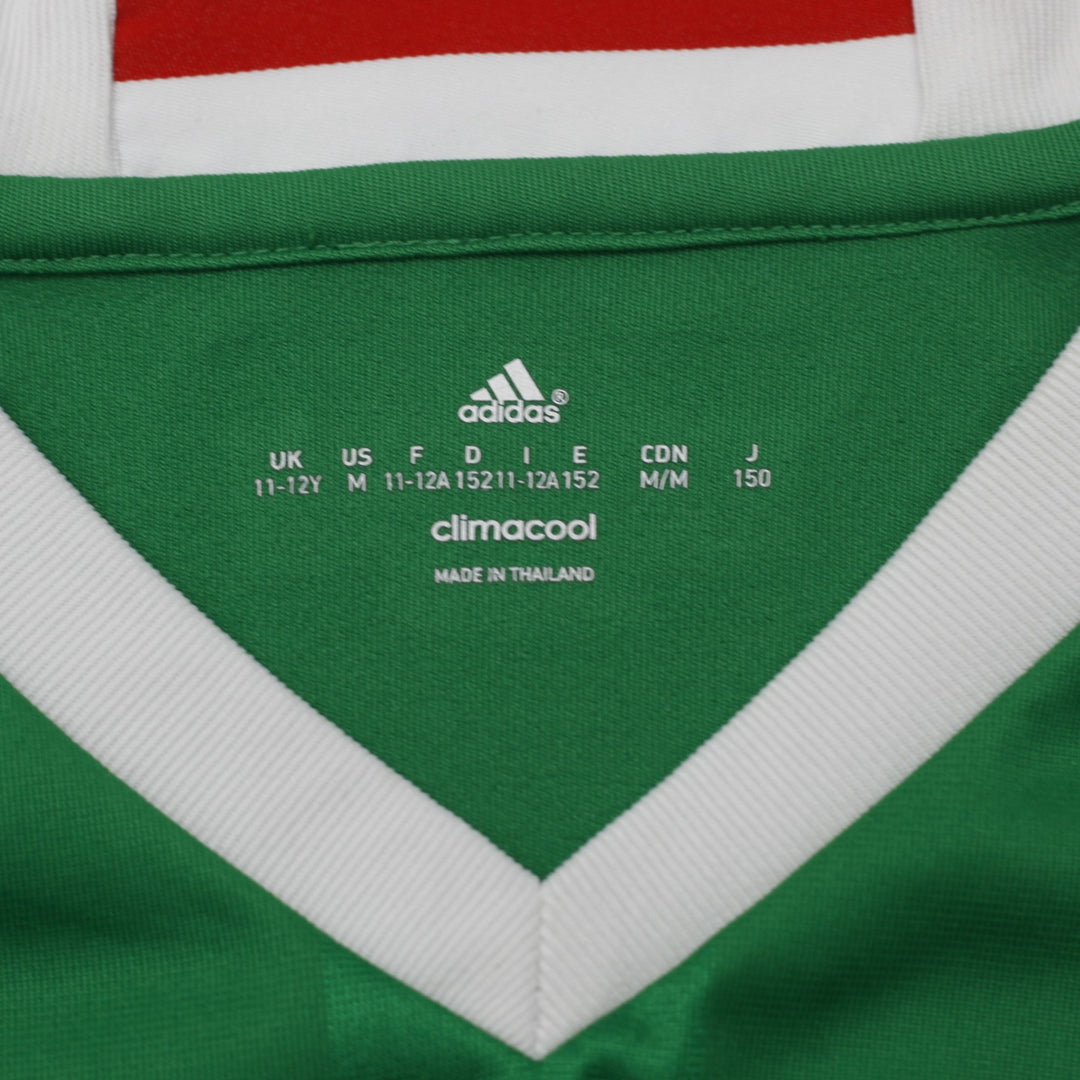2016 Boys Adidas Mexico Home Soccer Jersey Size M | Migration_Jerseys - Back View | Fashion Rerun