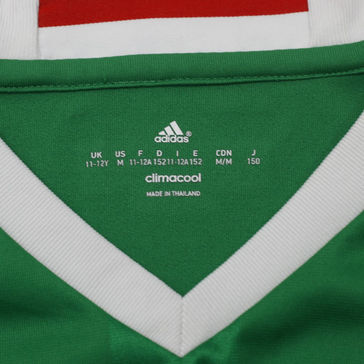 2016 Boys Adidas Mexico Home Soccer Jersey Size M | Migration_Jerseys - Back View | Fashion Rerun